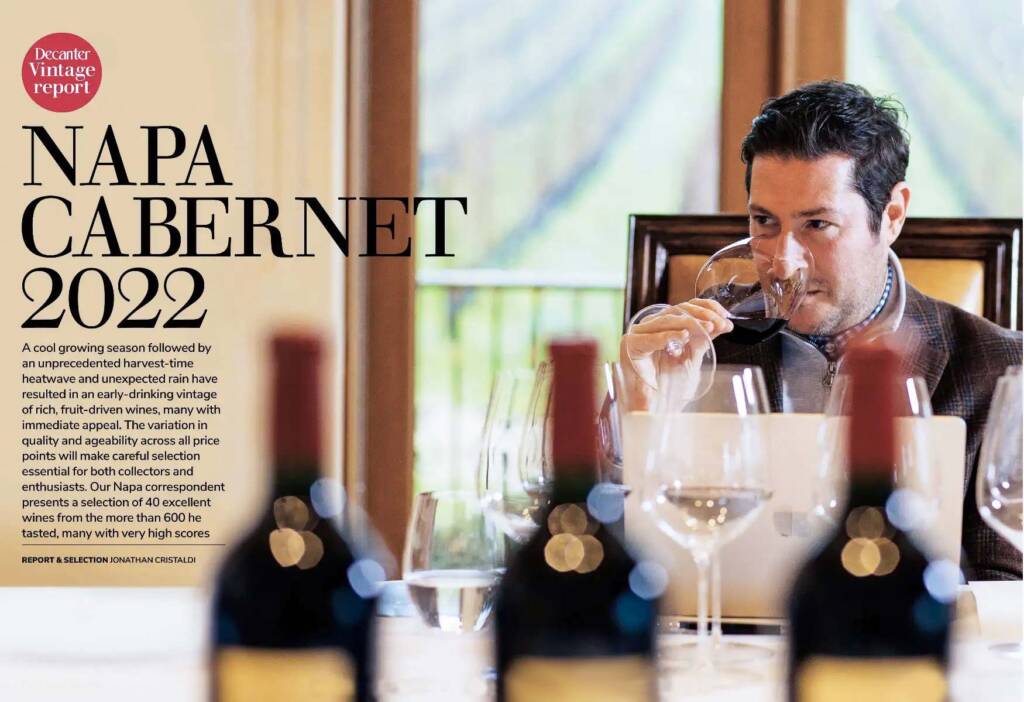 Decanter article Napa Cabernet 2022